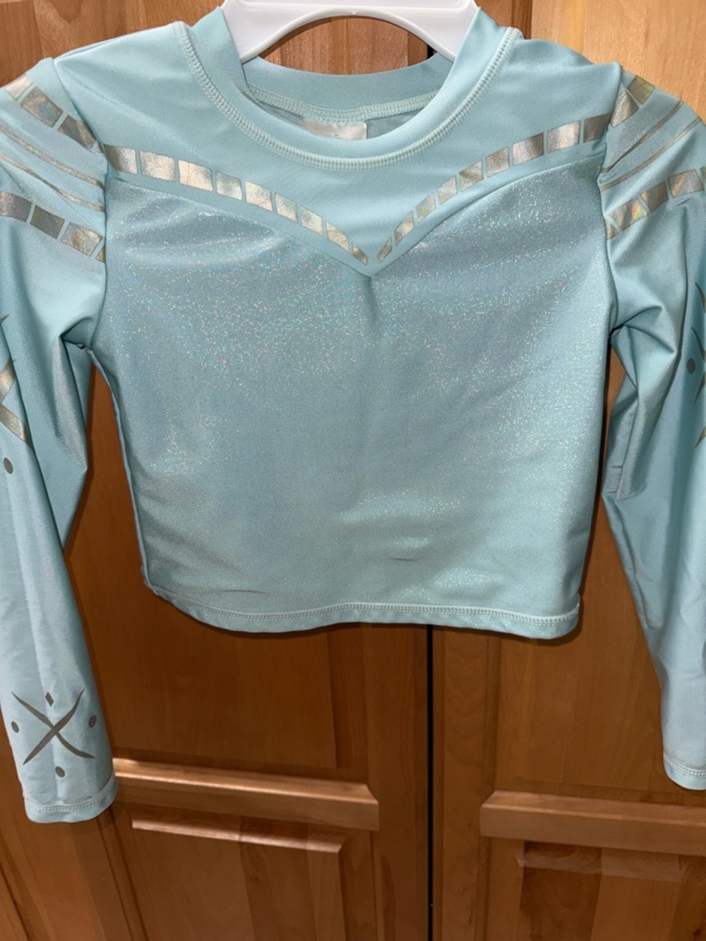 Disney store Elsa swimsuit top and bottom